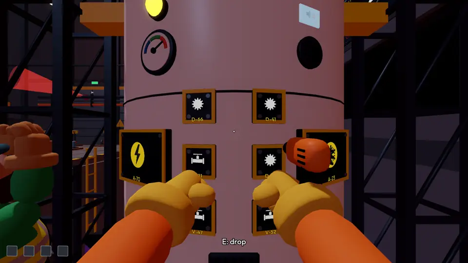 Screwing in a big part while it is held in place